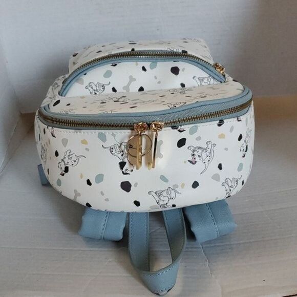 Disney 101 Dalmatians Backpack Danielle Nicole Bag Bone Allover Print Dog PURSE main image 9